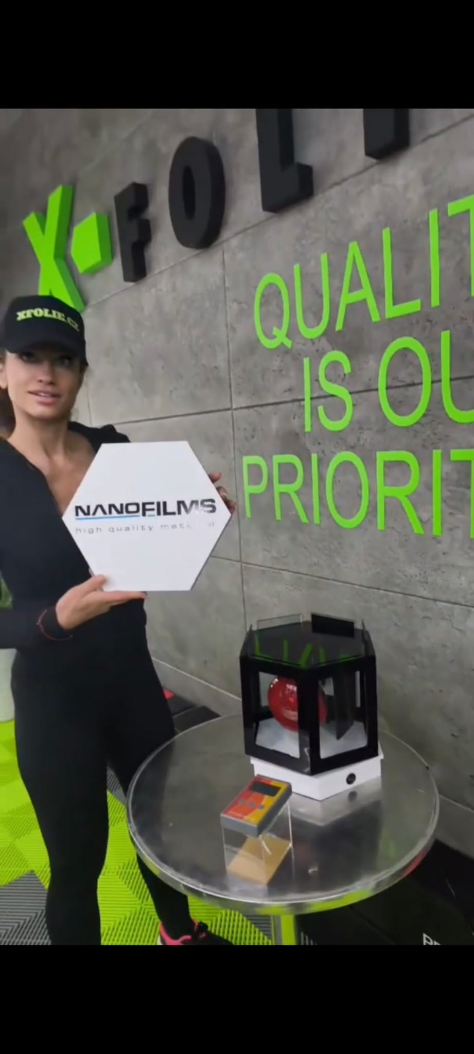 Test nanokeramické fólie